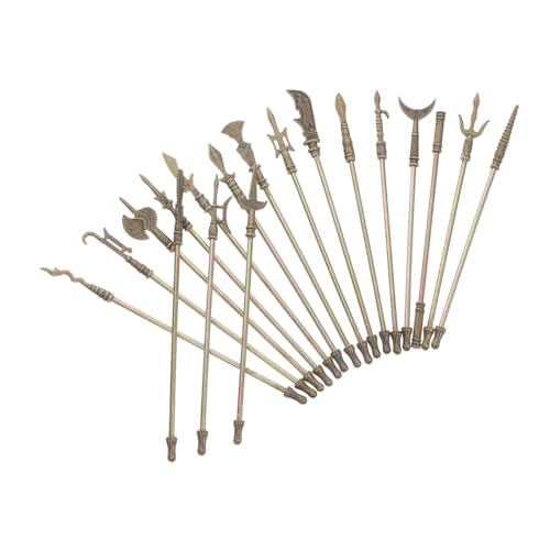 CIYODO 18 Stück Teiliges Miniatur Zinklegierung Waffenmodelle Robuste Metallornamente Tragbar und Detailreich Chinesische Miniaturwaffen für Sammler Lernspielzeug und Dekoration CIYODO 18 Stück Teiliges Miniatur Zinklegierung Waffenmodelle Robuste Metallornamente Tragbar und Detailreich Chinesische Miniaturwaffen für Sammler Lernspielzeug und Dekoration von CIYODO