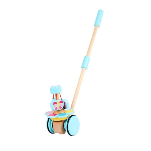 CIYODO 1Pc Cartoon Drehen Warenkorb Verstellbarer Trolley Aus Für Babys Pädagogisches Schiebepuzzle Und Krabbelspielzeug Zufälligen Farben Fördert Die Motorischen Fähigkeiten von CIYODO