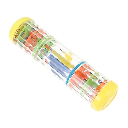 CIYODO 1Stk Regen Lautsprecher kinderinstrumente Kinder Instrument gelbe Rasselspielzeug für Kinder Säuglings-Rhythmus-Stick Kinder kognitives Spielzeug Musikspielzeug Plastik Yellow von CIYODO