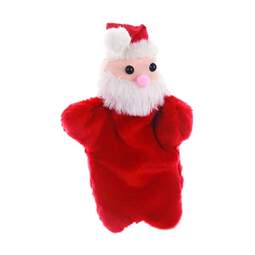 CIYODO 1Stk Weihnachtspuppe interaktives Spielzeug kinderspielzeug Cartoon-Fingerspielzeug Fingerpuppe Themberchaud-Plüsch Kinderpuppenspielzeug Santa Marionette Spielzeug Kurzplüsch rot von CIYODO