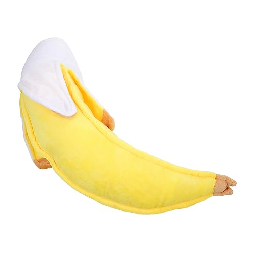 CIYODO 1stk Bananenkissen Essenskissen Weiches Spielzeug Plüsch-babypuppe Tierspielzeug Dekokissen Für Kinder Plüschtiere Obst Plüschtier Tiere Spielzeug Gefälschte Banane Tuch Yellow von CIYODO