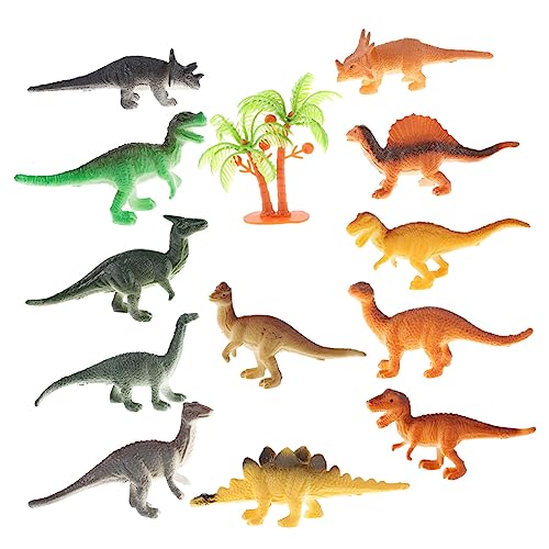 CIYODO 2 Packungen Tiermodell Dinosaurierfiguren Lebendige Dinosaurier-modellspielzeuge Kinderspielzeug Lernspielzeug Desktop-Dekorationen Simulations-dinosaurierspielzeug Plastik von CIYODO