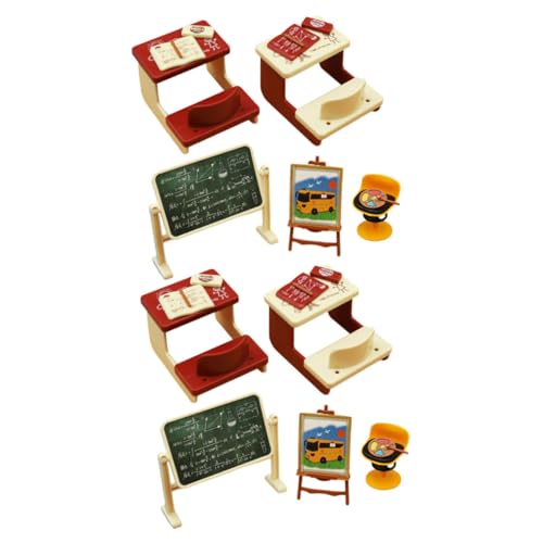 CIYODO 2 Sätze Miniatur Miniatur Kreidetafel Modell Set für Puppenhäuser Teiliges Set aus Realistischen Schulmöbeln und Zubehör für Kreative DIY Projekte für Mini Häuser und CIYODO 2 Sätze Miniatur Miniatur Kreidetafel Modell Set für Puppenhäuser Teiliges Set aus Realistischen Schulmöbeln und Zubehör für Kreative DIY Projekte für Mini Häuser und von CIYODO