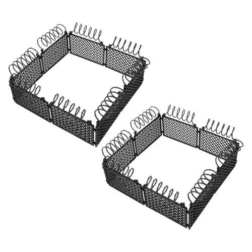 CIYODO 2 Sets Zaunszene, Zaunmodell, Spielzeug, Realistischer Spielzeugzaun Für Bausteine ​​und Miniaturmodelle, Miniatur-gefängniszäune, Kunststoff-miniaturzäune, Spielzeug von CIYODO