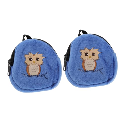 CIYODO 2 Stück 18 Zubehör-Rucksack für Puppen Cartoon-Rucksäcke Puppen für Mädchen Puppenzubehör Rucksack Mini Puppenrucksack Handtasche Zubehör für Babypuppen Puppenzubehör für Mädchen von CIYODO