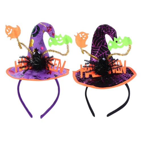 CIYODO 2 Stück Halloween Haarreif Teiliges Spinnen Hexenhut Haarband Gruselige Haarschmuck für Party Karneval Fasching mit Lebensechtem Design für Damen Mädchen CIYODO 2 Stück Halloween Haarreif Teiliges Spinnen Hexenhut Haarband Gruselige Haarschmuck für Party Karneval Fasching mit Lebensechtem Design für Damen Mädchen von CIYODO