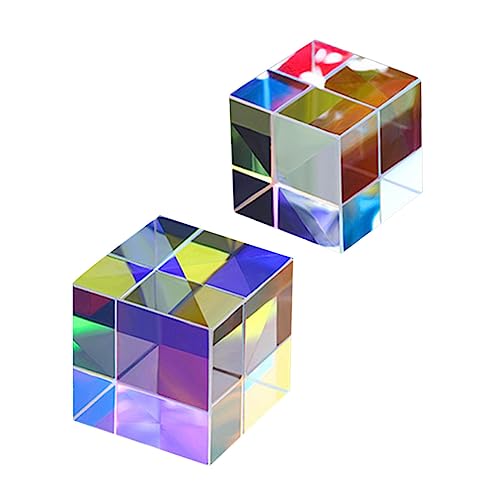 CIYODO 2stücke Bunte Würfelprismen Für Optische Experimente Dekorative Prismensets Für Tischornamente Für Und Fotografie CIYODO 2stücke Bunte Würfelprismen Für Optische Experimente Dekorative Prismensets Für Tischornamente Für Und Fotografie von CIYODO