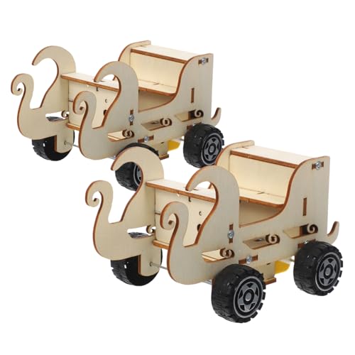 CIYODO 2 Stück Teiliges DIY Stem Auto mit Hochempfindlichem Sound Sensor Sprachgesteuertes Holzmodell Interaktives Lernspielzeug für Naturwissenschaftliche Experimente und CIYODO 2 Stück Teiliges DIY Stem Auto mit Hochempfindlichem Sound Sensor Sprachgesteuertes Holzmodell Interaktives Lernspielzeug für Naturwissenschaftliche Experimente und von CIYODO
