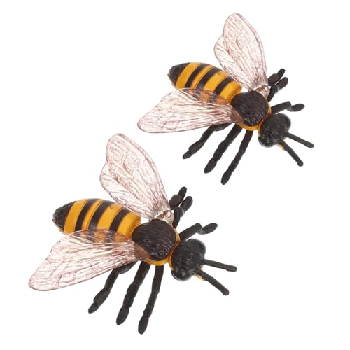 CIYODO 2 Stück Teiliges Realistisches Bienenmodell aus Pädagogische Insektenfigur für Interaktives Lernen Detailgetreues Honigbienen für Schulprojekte und Geburtstagsdekoration CIYODO 2 Stück Teiliges Realistisches Bienenmodell aus Pädagogische Insektenfigur für Interaktives Lernen Detailgetreues Honigbienen für Schulprojekte und Geburtstagsdekoration von CIYODO