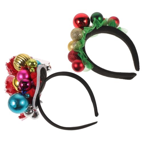 CIYODO 2 Weihnachtliche Haarreifen mit Glocken Leichte Bequeme Party Accessoires für Erwachsene für Weihnachtsfeiern Bühnenauftritte und Festtagsdekoration CIYODO 2 Weihnachtliche Haarreifen mit Glocken Leichte Bequeme Party Accessoires für Erwachsene für Weihnachtsfeiern Bühnenauftritte und Festtagsdekoration von CIYODO