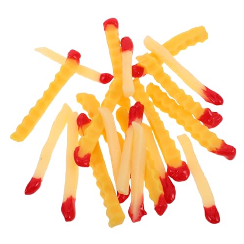 CIYODO 20 Stück Teiliges Künstliche Pommes Frites mit Realistischer Struktur Leichtes Küchen Vielseitig für Restaurant Dekoration Fotorequisiten und Party Darstellung Geeignet CIYODO 20 Stück Teiliges Künstliche Pommes Frites mit Realistischer Struktur Leichtes Küchen Vielseitig für Restaurant Dekoration Fotorequisiten und Party Darstellung Geeignet von CIYODO