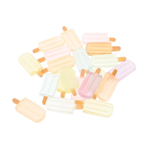 CIYODO 20 Stück Teiliges Leuchtende Miniatur Eisanhänger Resin Anhänger Bunte DIY Puppenhaus Lebensmitteldekoration Winzige Dessertmodelle für Kreatives und Puppenhaus Zubehör CIYODO 20 Stück Teiliges Leuchtende Miniatur Eisanhänger Resin Anhänger Bunte DIY Puppenhaus Lebensmitteldekoration Winzige Dessertmodelle für Kreatives und Puppenhaus Zubehör von CIYODO