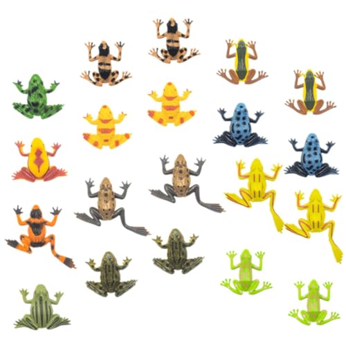 CIYODO 20 Stück Teiliges Miniatur Froschfiguren aus Realistische Kleine Froschmodelle für Deko Drinnen und Draußen Lebensechte Spiel und Tierfiguren für Garten Aquarium Mini Landschaft CIYODO 20 Stück Teiliges Miniatur Froschfiguren aus Realistische Kleine Froschmodelle für Deko Drinnen und Draußen Lebensechte Spiel und Tierfiguren für Garten Aquarium Mini Landschaft von CIYODO