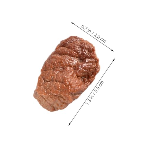 CIYODO 20 Stück Teiliges PVC Fake Beef Realistische Detailgetreue Simulations Steaks für Langlebige Künstliche Fleischmodelle Pädagogisches Rollenspiel und Sensorisches Lernspielzeug CIYODO 20 Stück Teiliges PVC Fake Beef Realistische Detailgetreue Simulations Steaks für Langlebige Künstliche Fleischmodelle Pädagogisches Rollenspiel und Sensorisches Lernspielzeug von CIYODO
