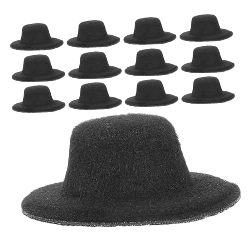 CIYODO 24 Stück Mini Miniatur Formelle Zylinder Hüte Vintage Puppen Hüte für DIY Bastelarbeiten Weihnachtsdeko Party Accessoires Schwarz CIYODO 24 Stück Mini Miniatur Formelle Zylinder Hüte Vintage Puppen Hüte für DIY Bastelarbeiten Weihnachtsdeko Party Accessoires Schwarz von CIYODO