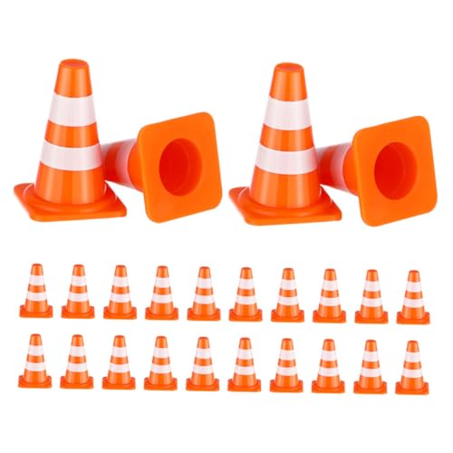 CIYODO -TLG Mini-Verkehrskegel-Spielzeug Orange Kleine Verkehrsschilder Baukegel für Rollenspiele Puppenhaus-Zubehör Lernen über Verkehrssicherheit CIYODO -TLG Mini-Verkehrskegel-Spielzeug Orange Kleine Verkehrsschilder Baukegel für Rollenspiele Puppenhaus-Zubehör Lernen über Verkehrssicherheit von CIYODO