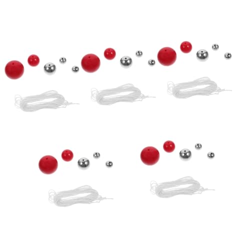 CIYODO 25 STK Mechanische Versuchsausrüstung Physische Einzelne Pendelkugel Physisches Lehrgerät Physik-Newton-Ball-zubehör Physik-Newton-Kugeln Lehrmittel Experimentiergeräte Stahl von CIYODO