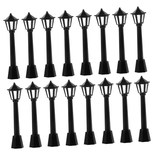 CIYODO 25 Stück Teiliges Mini Straßenlaternen Modell aus Kunststoff Dekorative Miniatur Straßenlampen für Puppenhaus und Micro Landschaft Stilvolle Mini Haus Deko für Innenräume Wie CIYODO 25 Stück Teiliges Mini Straßenlaternen Modell aus Kunststoff Dekorative Miniatur Straßenlampen für Puppenhaus und Micro Landschaft Stilvolle Mini Haus Deko für Innenräume Wie von CIYODO