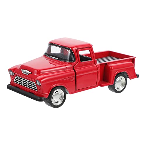 CIYODO 2St Pickup-Truck-Modell Kinder bastelset basteln für Kinder Klassische Autos Spielzeug Kinder Miniaturauto Kleiner Blauer LKW kleines LKW-Spielzeug LKW-Fahrzeugmodell Legierung rot von CIYODO