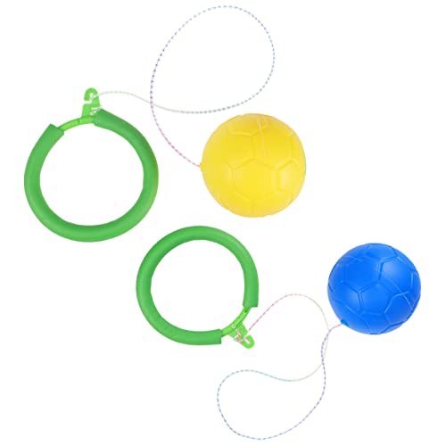 CIYODO 2St Sprungring Sprungball Springseil für Kinder Spielzeug aus weichem Material Kinder fitnessgeräte Unterhaltungsspielzeug für den Außenbereich Kinderspielzeug Spielzeuge Flummi von CIYODO