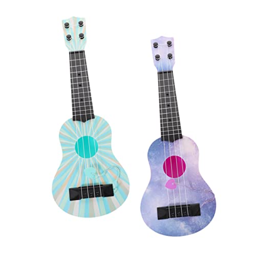 CIYODO 2St Ukulele Spielzeug Ukulele Gitarre für Kinder süße Ukulele-Gitarre Kinderspielzeug kinderinstrumente Toys Musikinstrumente Kleinkind Gitarre Kinder Gitarre Plastik von CIYODO