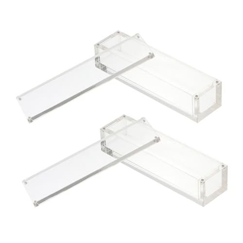 CIYODO 2er-Box Für Würfel Würfelbecher Modell Vitrine Magnetische Kugeln DND-würfelbehälter Etui Würfelaufbewahrungswürfel Würfel Fall Kartenspiel Led Acryl Transparent von CIYODO