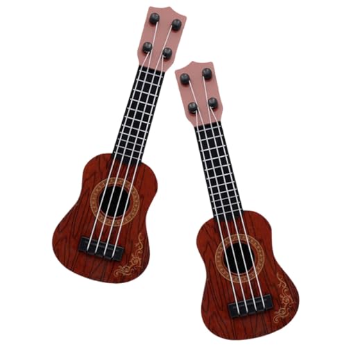 CIYODO 2pcs Kindermusikinstrument Simulation Ukulele Spielzeug Early Education Ukulele Toy Kid Instrument Spielzeug von CIYODO