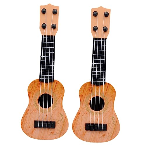 CIYODO 2pcs Kindermusikinstrument Simulation Ukulele Spielzeug Early Education Ukulele Toy Kid Instrument Spielzeug von CIYODO