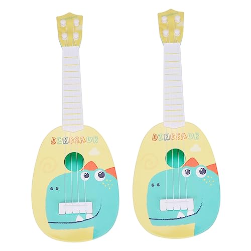 CIYODO 2st Gitarre Musikinstrument Für Kinder -Instrumente Kinderspielzeug Musikspielzeug Musikalisches Spielzeug Werkzeugspielzeug Kinderinstrument Kinder-Ukulele Plastik von CIYODO