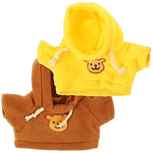 CIYODO 2st Plüschpuppenkleidung Welpenkleidung Für Mädchen Mädchenpuppen Mädchen-Outfits Zarte Puppenkleidung Plüsch-babypuppe Kinderkleidung Kinderpuppen Schöne Puppenkleidung Stoff von CIYODO