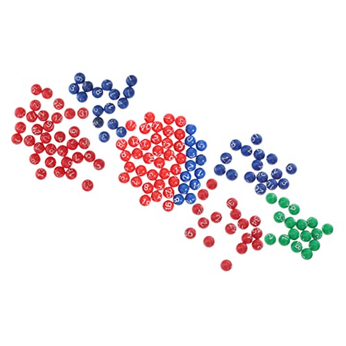 CIYODO 3 Packungen Ball der Lotteriemaschine Tombola-Bälle für Spielpartys elektronischer Bingo-Anrufer lichtkugeln Light Balls Farbige Lotteriekugeln Zahlenkugeln für die Verlosung von CIYODO