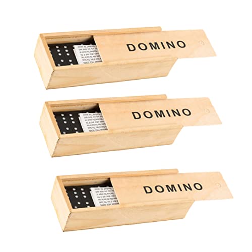 CIYODO 3sätze Dominoes Set Aus Holz Schwarz Interaktives Eltern-Spielzeug Für Kreative Bauprojekte Und Familienspaß Für Reisen Und Indoor-aktivitäten CIYODO 3sätze Dominoes Set Aus Holz Schwarz Interaktives Eltern-Spielzeug Für Kreative Bauprojekte Und Familienspaß Für Reisen Und Indoor-aktivitäten von CIYODO