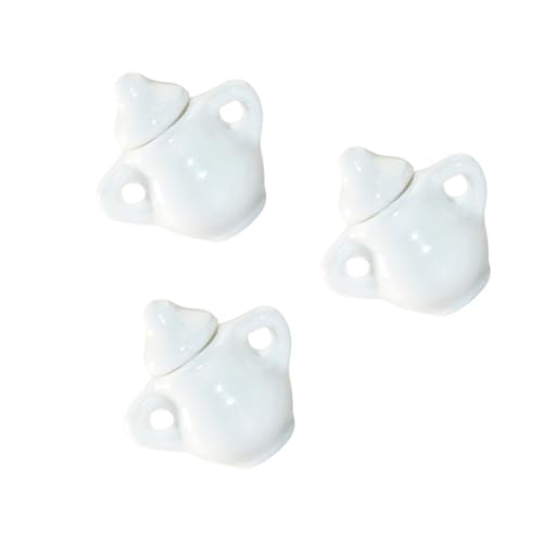 CIYODO Miniatur Zuckertopf Satz 3 Stücke aus Keramik für Puppenhaus Dekoration Kinder Spielzeug Kleiner Teekannen Zubehör für Puppenhaus Küche CIYODO Miniatur Zuckertopf Satz 3 Stücke aus Keramik für Puppenhaus Dekoration Kinder Spielzeug Kleiner Teekannen Zubehör für Puppenhaus Küche von CIYODO