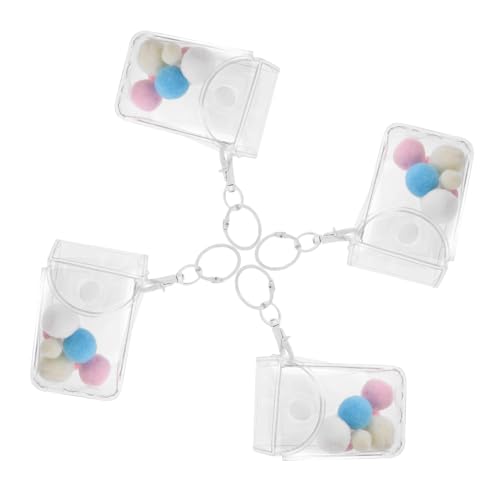 CIYODO 3 Stück Transparente PVC Sammelfiguren Taschen Minimalistisches Design Vielseitig Tragbar als Umhängetasche Aufbewahrung und Schutz für Figuren CIYODO 3 Stück Transparente PVC Sammelfiguren Taschen Minimalistisches Design Vielseitig Tragbar als Umhängetasche Aufbewahrung und Schutz für Figuren von CIYODO