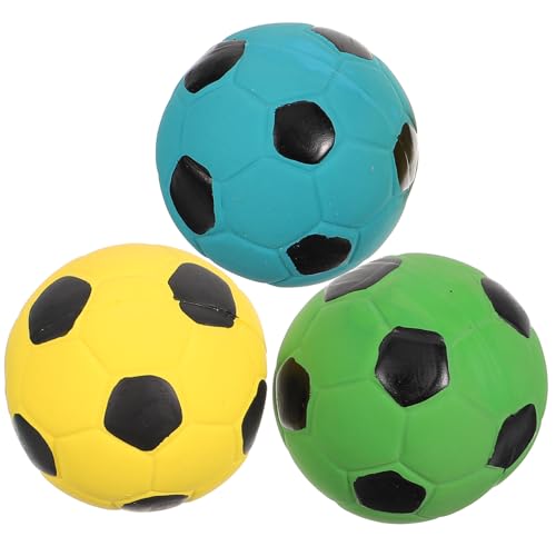 CIYODO 3 Teiliges Fußball Spielzeug Ball Für Kinder Fußball Spielzeug Für Kinder Lustiges Ball Spielzeug Hüpfbälle Für Kinder Spielset Kidcraft Spielset Sound Fußball Spielzeug von CIYODO