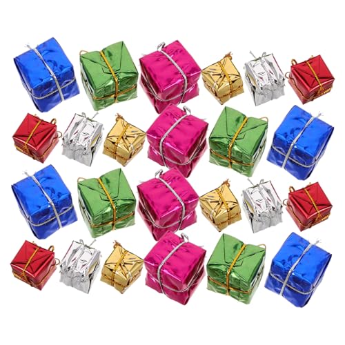 CIYODO 30 Stück Puppenhaus Dekoration Mini Weihnachtsgeschenkboxen Miniatur Weihnachtsornament Mini Weihnachtsornamente Miniatur Puppenhaus Dekorationen Winzige Miniaturen CIYODO 30 Stück Puppenhaus Dekoration Mini Weihnachtsgeschenkboxen Miniatur Weihnachtsornament Mini Weihnachtsornamente Miniatur Puppenhaus Dekorationen Winzige Miniaturen von CIYODO