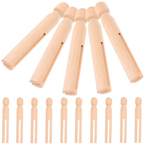 CIYODO 30 Stück Teiliges DIY Holzpuppen Bemalen Kindgerechtes Kreative Bastelfiguren für Mädchen und Jungen Handliche Holz dekoration CIYODO 30 Stück Teiliges DIY Holzpuppen Bemalen Kindgerechtes Kreative Bastelfiguren für Mädchen und Jungen Handliche Holz dekoration von CIYODO