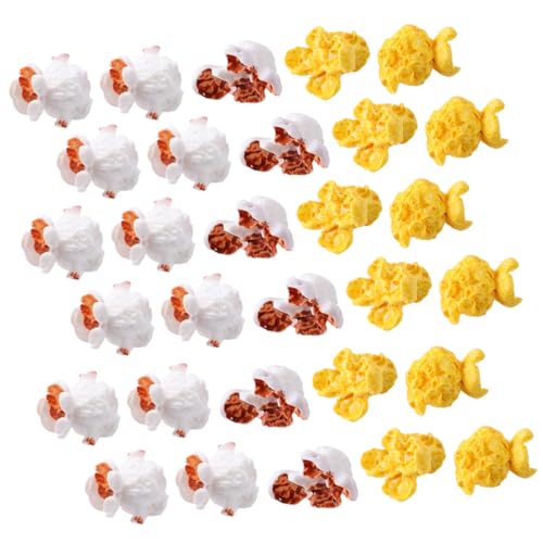 CIYODO 300 STK Künstliches Popcorn Simulations-Popcorn-Charme Popcorn-Requisite Faux-Modell Stylisches Popcorn-Modell Kreatives Popcorn Gefälschtes Popcorn Simuliertes Popcorn Plastik von CIYODO