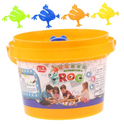 CIYODO 36 STK Springspielzeug Kindergarten Spielzeug Kinder Springfrosch Spielzeug Drücken von Hüpfspielzeugen für Kinder Flippin-Frosch Cool Kinderspielzeug Mini-Trichter Pressspielzeug von CIYODO