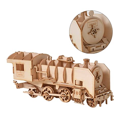 CIYODO 3D Holzpuzzle Modell Eisenbahn Puzzle Lernspielzeug Aus Für Kinder Und Erwachsene Kreatives Denkspiel Zur Von Geschicklichkeit Und Konzentration 1 Stück von CIYODO