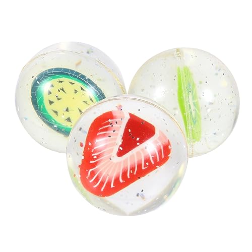 CIYODO 3St Flummi Kinder hüpfen mit Bällen Fruchtiger Hüpfball jucarii pentru copii hühner Spielzeug Fun Toy hüpfendes Spielzeug Ballspielzeug Spielen fruchtige Hüpfbällchen Gummi von CIYODO