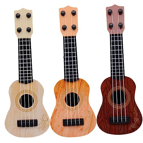 CIYODO 3St Mini-Ukulele Gitarrenspielzeug für Kinder Kleinkind Gitarre kinderinstrumente Kinder musikinstrumente Minispielzeug für Kinder Kinder-Ukulele-Spielzeug Kinder Gitarre Plastik von CIYODO