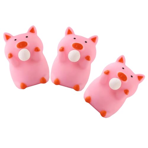 CIYODO 3St Schweinchen zum Stressabbau für kinderspielzeug kinderknallzeug Funny Funny Toys dehnbares für den Haushalt Squeeze- - Rosa von CIYODO