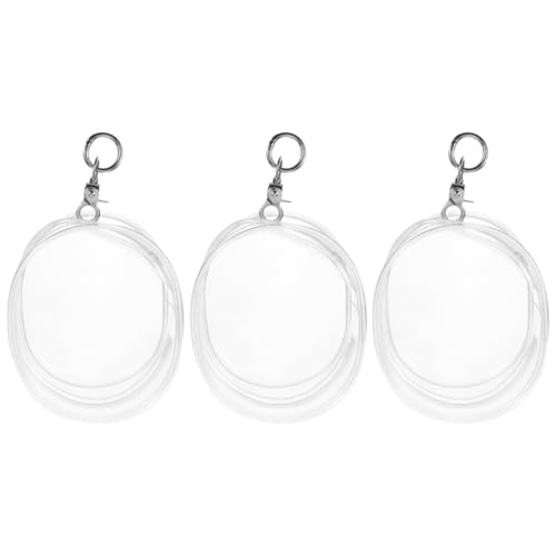 CIYODO Die Einkaufstasche 3St Puppentasche Mini-Puppenbeutel Transparente Figuren-Präsentationstasche Handtaschen Tragetasche Aufbewahrungstasche für hängende Puppen tragbare Tasche Baby von CIYODO