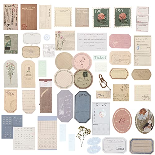 CIYODO Retro Handbuch Aufkleber 4 Sätze Von Stempel Aufkleber Für Scrapbooking Briefpapier Zufälligen Stil von CIYODO