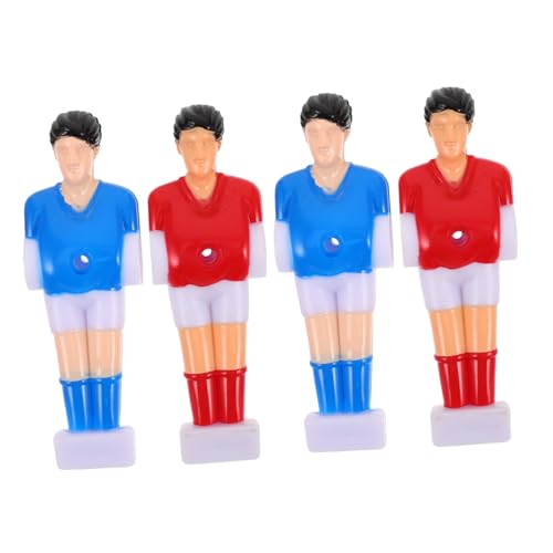 CIYODO 4 Stück Fußballmaschine Actionfigur Tischfußballfiguren Tischfußball Fußball Mann Kerl Kickerteile Ersatz Tischfußballfiguren Kickertisch Ersatzteile Abs von CIYODO