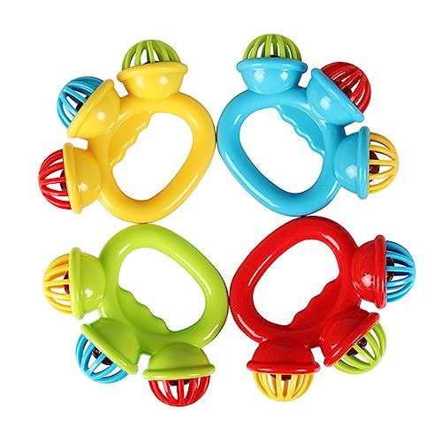 CIYODO 4 Stück Kindermusikinstrument kinderinstrumente musikinstrumente Musikinstrument babyspielzeuge spielzeughandys für Babys Safe Toy Kinderhandglocken Kinderklingel CIYODO 4 Stück Kindermusikinstrument kinderinstrumente musikinstrumente Musikinstrument babyspielzeuge spielzeughandys für Babys Safe Toy Kinderhandglocken Kinderklingel von CIYODO