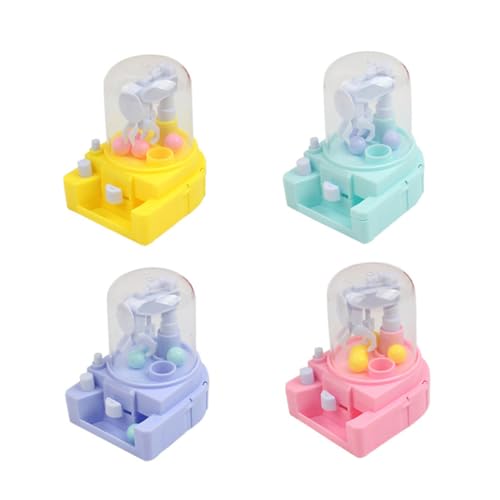 CIYODO 4 Stück Mini-gacha-Maschine Kinderpreise Kinderspielzeug Süßigkeitenmaschine Für Kinder Ballfänger-Spielzeug Interessante Süßigkeiten Grabber Exquisite Bonbonfangmaschinen Abs von CIYODO