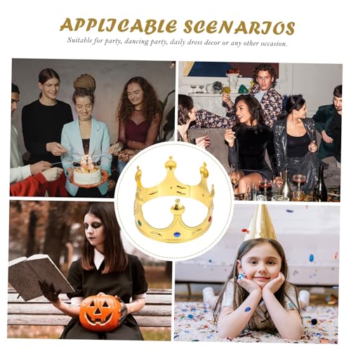 CIYODO 4 Stück Teiliges Königskronen aus Goldene Geburtstagskrone für Stabile Kostüm accessoires Einfach Aufzusetzen Stilvolle Prinzen Prinzessinnen haarreifen CIYODO 4 Stück Teiliges Königskronen aus Goldene Geburtstagskrone für Stabile Kostüm accessoires Einfach Aufzusetzen Stilvolle Prinzen Prinzessinnen haarreifen von CIYODO