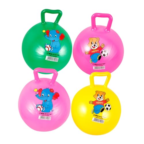 CIYODO 4 Teiliger Griffschläger Balanceball Für Sprungball Für Kleinkinder Hüpfball Hüpfball Mit Griffen Hüpfbälle Für Flexibler Sitzball Gymnastikball Für Kinderspielzeug Aus von CIYODO